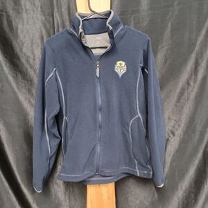 Adidas Navy Fleece Jacket